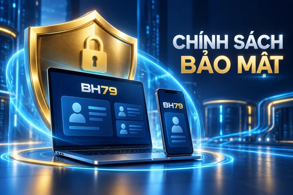 Minh họa chính sách bảo mật BH79 trên điện thoại và laptop Minh họa chính sách bảo mật BH79 trên điện thoại và laptop