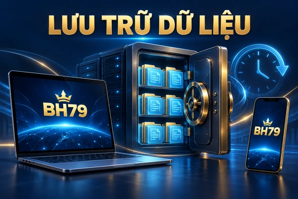 Minh họa lưu trữ và bảo vệ dữ liệu cá nhân