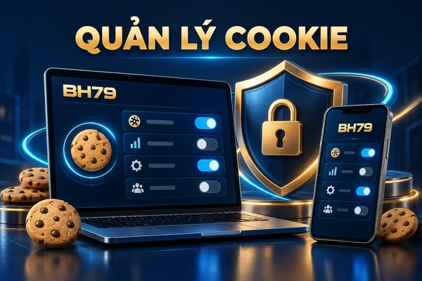 Minh họa quản lý cookie và lựa chọn theo dõi