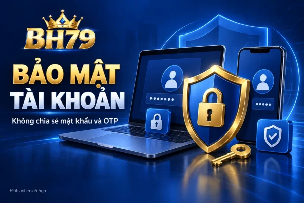 Giữ kín mật khẩu và mã OTP để bảo vệ quyền truy cập tài khoản.