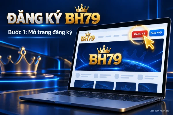 Minh họa vị trí nút đăng ký BH79 trên trang chủ.