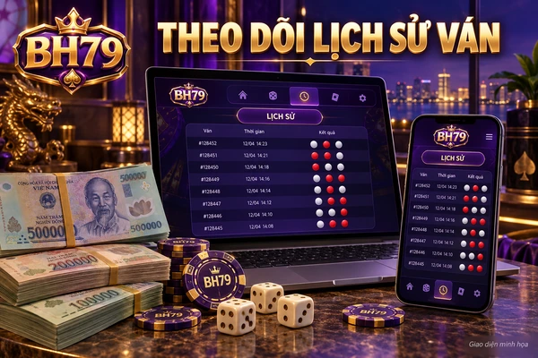 Minh họa lịch sử ván; kết quả trước không bảo đảm kết quả tiếp theo.