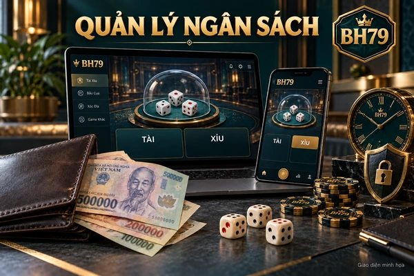 Minh họa quản lý ngân sách, thời gian và bảo vệ tài khoản.
